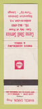 Matchbook Cover - Shell oil gas Caron Riviere Du Loup QC WEAR