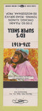 Matchbook Cover - Shell oil gas Ed's Chicago IL