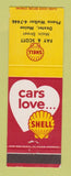 Matchbook Cover - Shell oil gas Ray & Scott Dexter ME