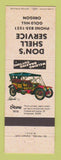 Matchbook Cover - Shell oil gas Don's Gold Hill OR