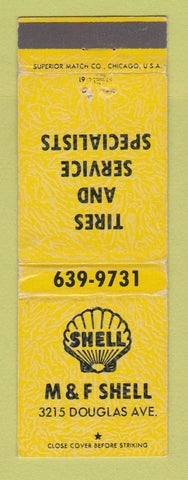 Matchbook Cover - Shell oil gas M&F WEAR