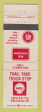 Matchbook Cover - Shell oil gas Trail Tree Rensselaer IN WEAR