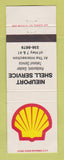 Matchbook Cover - Shell oil gas Nieuport