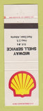 Matchbook Cover - Shell oil gas Midway Red Deer AB