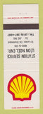 Matchbook Cover - Shell oil gas Leon Noeil Drummond QC