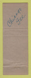 Matchbook Cover - Shell oil gas Bell Chicago IL 1951 WEAR