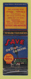 Matchbook Cover - Shell oil gas Neumann and Ziegler Chicago IL WEAR LAMINATED
