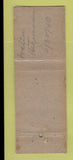 Matchbook Cover - Shell oil gas Lou Ebenhoh WEAR LAMINATED
