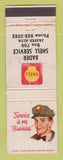 Matchbook Cover - Shell oil gas Bader Jasper AB WEAR