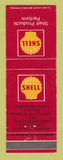 Matchbook Cover - Shell oil gas Lynchburg TN WEAR