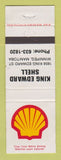 Matchbook Cover - Shell oil gas King Edward Winnipeg MB WEAR