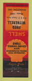 Matchbook Cover - Shell oil gas Fred Witherell Pendleton OR LAMINATED
