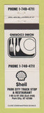 Matchbook Cover - Shell oil gas Park City KY