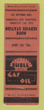 Matchbook Cover - Shell oil gas Rook  LAMINATED