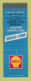 Matchbook Cover - Shell oil gas Riverside Iowa City IA