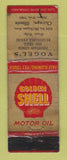 Matchbook Cover - Shell oil gas Vogel's Chicago IL WEAR LAMINATED