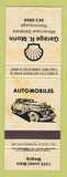 Matchbook Cover - Shell oil gas Garage R Morin Magog QC