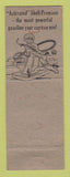 Matchbook Cover - Shell oil gas Kilgore TX WEAR