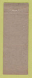 Matchbook Cover - Shell oil gas Crystal Bloomfield IA low phone # WEAR LAMINATED
