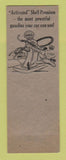 Matchbook Cover - Shell oil gas Algeo Athens OH  WEAR LAMINATED