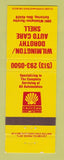 Matchbook Cover - Shell oil gas Wilmington Dorothy Kettering OH