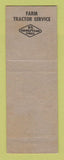 Matchbook Cover - Shell oil gas RH Bob Casteel Indio CA LAMINATED