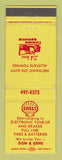 Matchbook Cover - Shell oil gas Don & Gene CA?