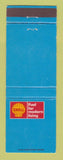 Matchbook Cover - Shell oil gas Lakewood Tacoma WA