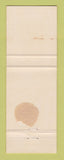 Matchbook Cover - Shell oil gas Eugene Lequin Bromont QC WORN BACK