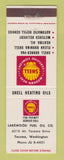 Matchbook Cover - Shell oil gas Lakewood Fuel Tacoma WA