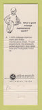 Matchbook Cover - Shell oil gas Clio MI