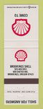 Matchbook Cover - Shell oil gas Brookings OR