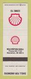 Matchbook Cover - Shell oil gas Beaverton MI
