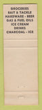 Matchbook Cover - Shell oil gas Gillette's Ocala FL