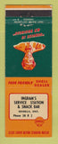 Matchbook Cover - Shell oil gas Ingram's Manilla ON