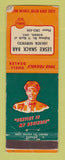 Matchbook Cover - Shell oil gas Leske Snack Bar Barrie ON WORN