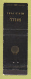 Matchbook Cover - Shell oil gas Menlo Park CA WORN