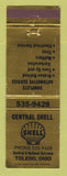 Matchbook Cover - Shell oil gas Central Toledo OH