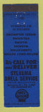 Matchbook Cover - Shell oil gas Sylvania OH