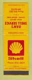 Matchbook Cover - Shell oil gas Dan Chasteen