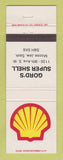 Matchbook Cover - Shell oil gas Gord's Moose Jaw SK
