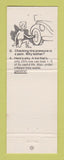 Matchbook Cover - Shell oil gas Self Serve Oakland CA
