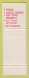 Matchbook Cover - Shell oil gas Mickey's North Olmsted OH