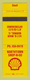 Matchbook Cover - Shell oil gas Northtown Normal IL