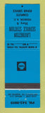 Matchbook Cover - Shell oil gas Lavington Vernon BC BLUE