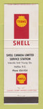 Matchbook Cover - Shell oil gas Canada Halifax NS