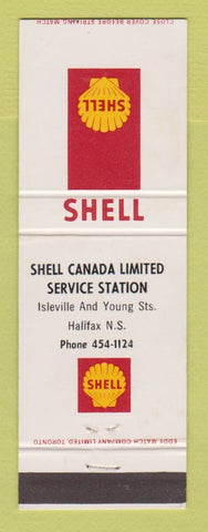 Matchbook Cover - Shell oil gas Canada Halifax NS