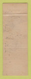Matchbook Cover - Shell oil gas East Side Madison WI LAMINATED