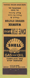 Matchbook Cover - Shell oil gas Warwick Decatur GA