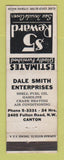 Matchbook Cover - Shell oil gas Dale Smith Canton OH WEAR
